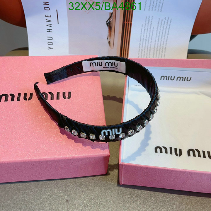 Headband-MIU MIU Code: BA4861 $: 32USD