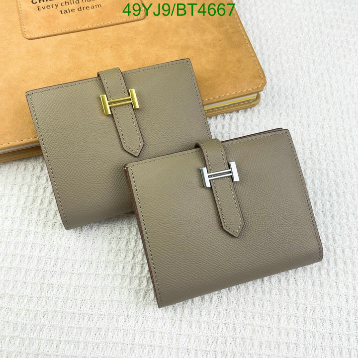 Hermes Bag-(4A)-Wallet- Code: BT4667 $: 49USD