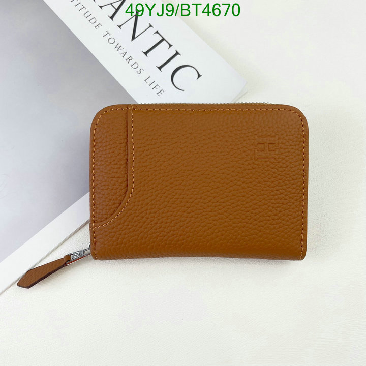 Hermes Bag-(4A)-Wallet- Code: BT4670 $: 49USD