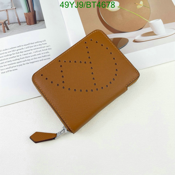 Hermes Bag-(4A)-Wallet- Code: BT4678 $: 49USD