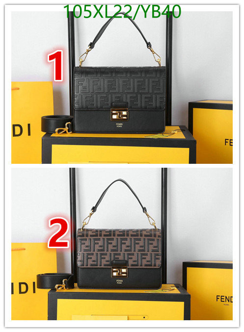 Fendi Bag-(4A)-Handbag- Code: YB40 $: 105USD
