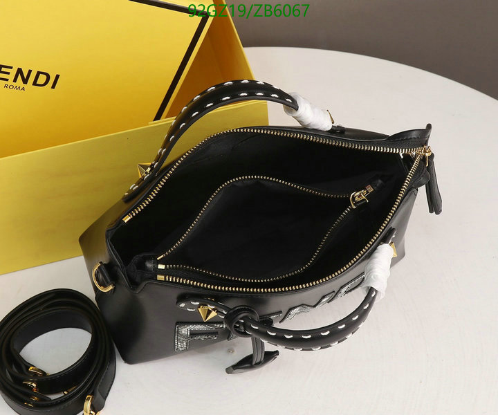 Fendi Bag-(4A)-Boston- Code: ZB6067 $: 92USD