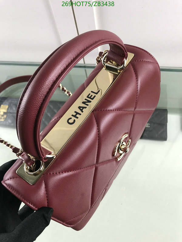 Chanel Bag-(Mirror)-Handbag- Code: ZB3438 $: 269USD