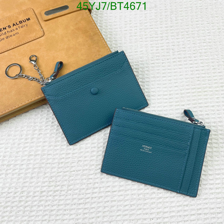 Hermes Bag-(4A)-Wallet- Code: BT4671 $: 45USD