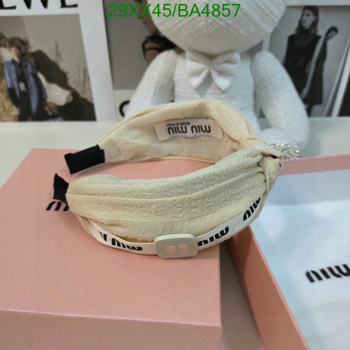 Headband-MIU MIU Code: BA4857 $: 29USD