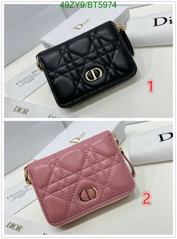 Dior Bag-(4A)-Wallet- Code: BT5974 $: 49USD