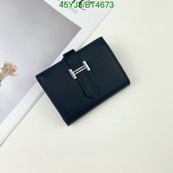 Hermes Bag-(4A)-Wallet- Code: BT4673 $: 45USD