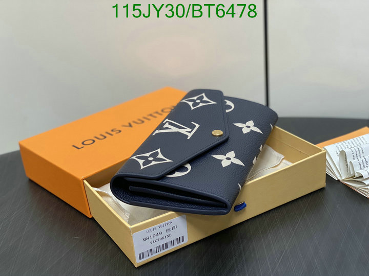 LV Bag-(Mirror)-Wallet- Code: BT6478 $: 115USD