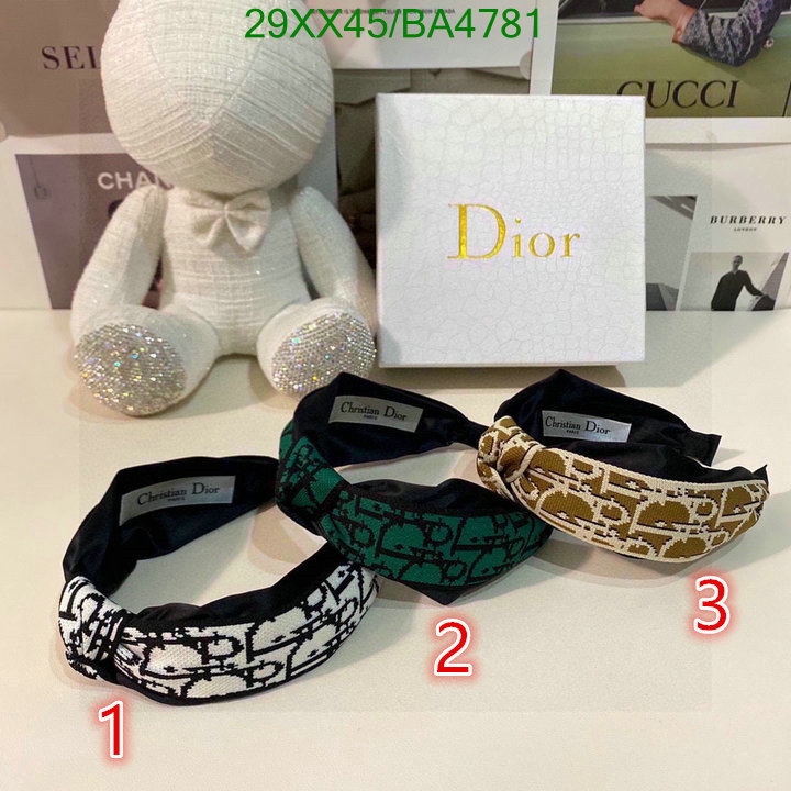 Headband-Dior Code: BA4781 $: 29USD