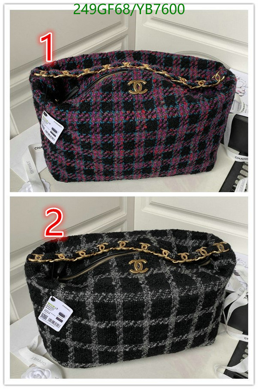 Chanel Bag-(Mirror)-Handbag- Code: YB7600 $: 249USD