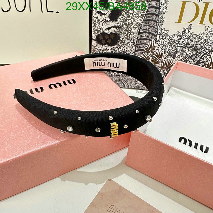 Headband-MIU MIU Code: BA4858 $: 29USD