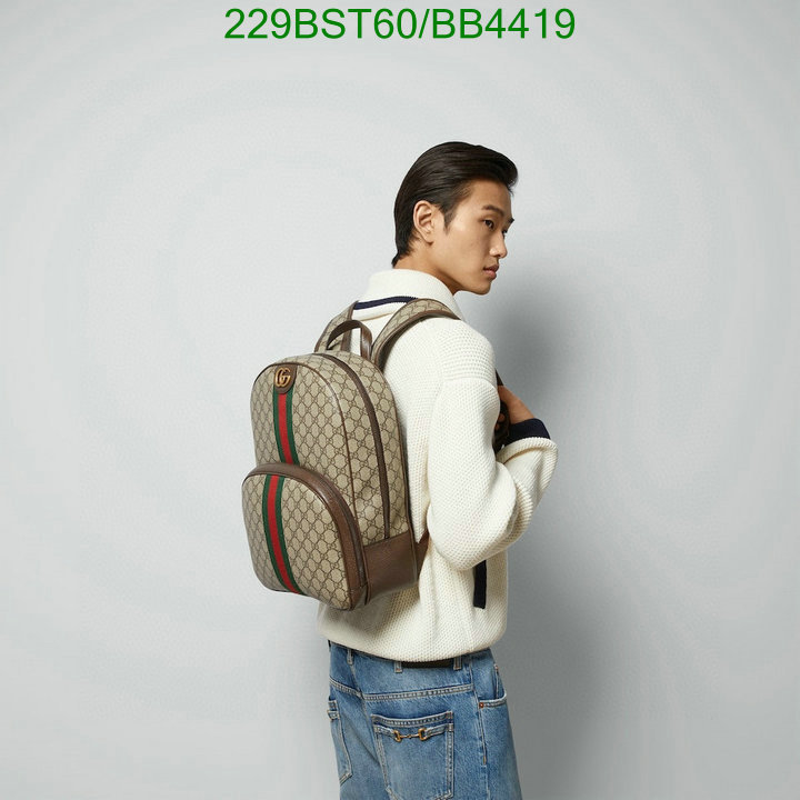 Gucci Bag-(Mirror)-Backpack- Code: BB4419 $: 229USD