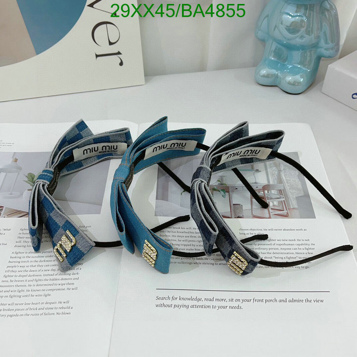 Headband-MIU MIU Code: BA4855 $: 29USD