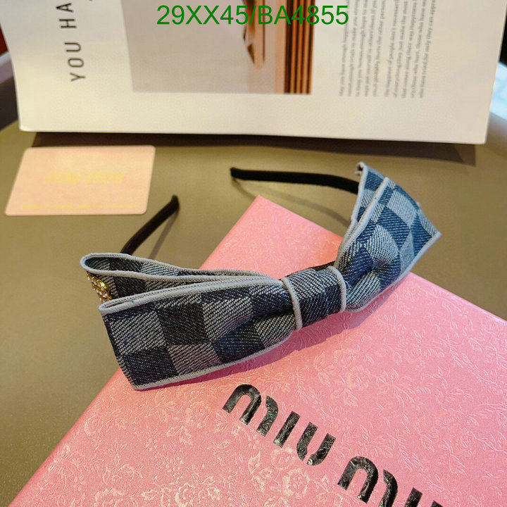 Headband-MIU MIU Code: BA4855 $: 29USD