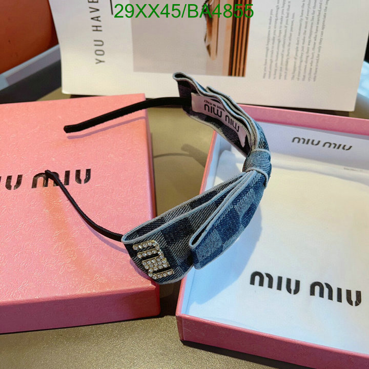 Headband-MIU MIU Code: BA4855 $: 29USD