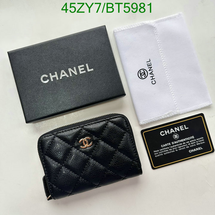 Chanel Bag-(4A)-Wallet- Code: BT5981 $: 45USD