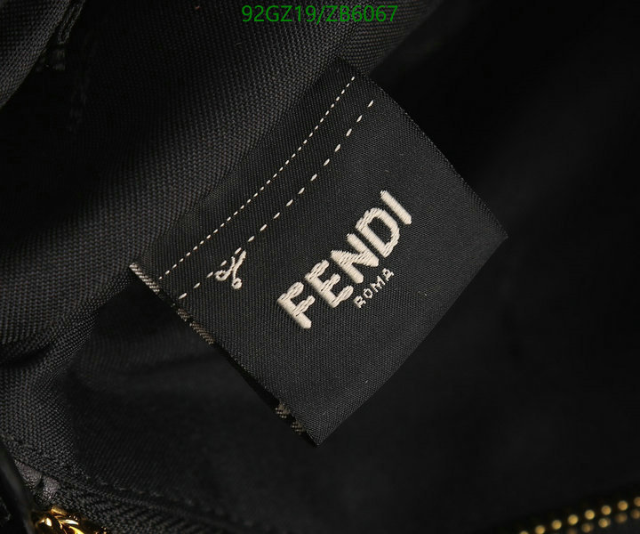 Fendi Bag-(4A)-Boston- Code: ZB6067 $: 92USD