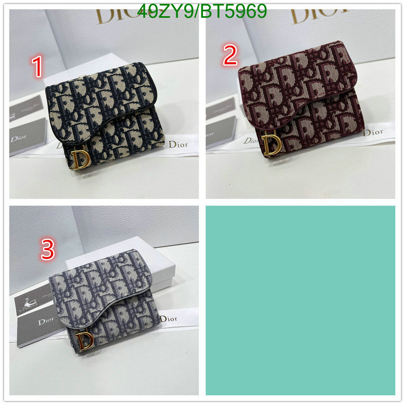 Dior Bag-(4A)-Wallet- Code: BT5969 $: 49USD