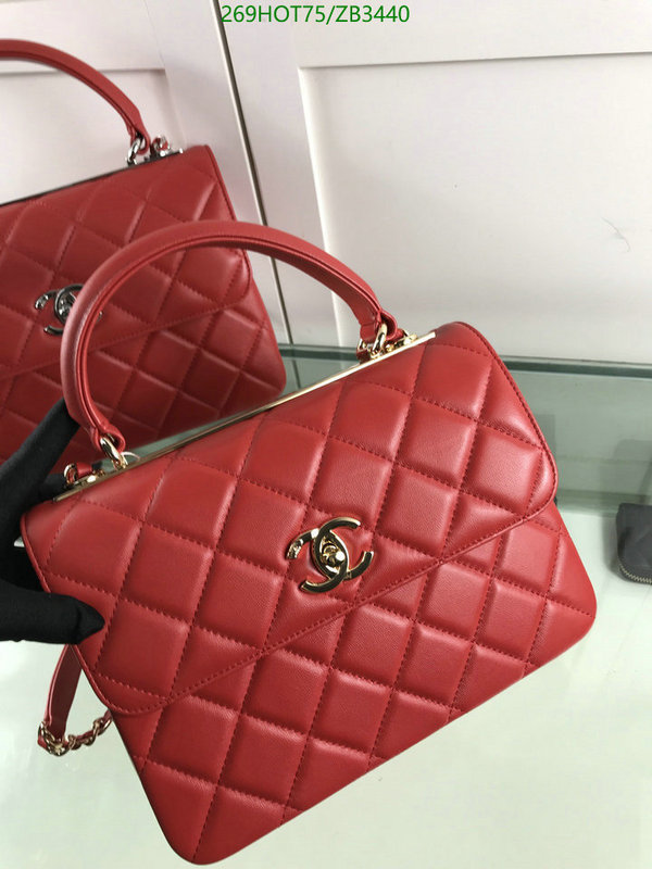 Chanel Bag-(Mirror)-Handbag- Code: ZB3440 $: 269USD