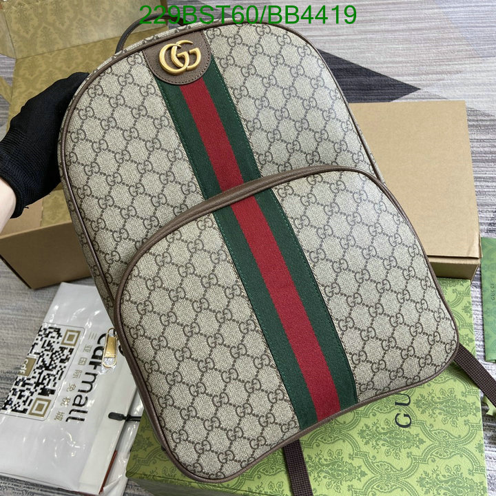 Gucci Bag-(Mirror)-Backpack- Code: BB4419 $: 229USD