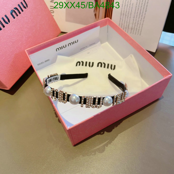 Headband-MIU MIU Code: BA4843 $: 29USD