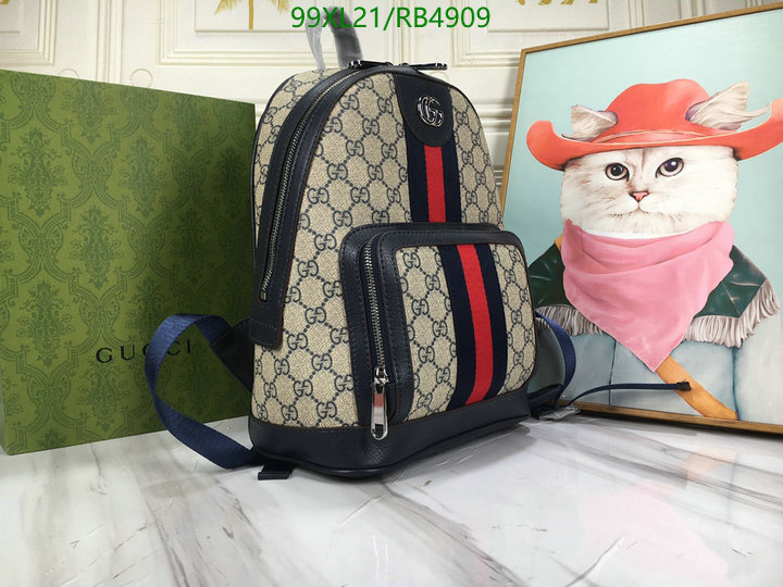 Gucci Bag-(4A)-Backpack- Code: RB4909 $: 99USD