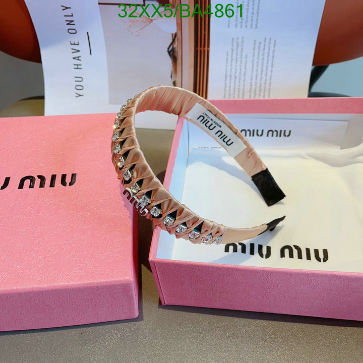 Headband-MIU MIU Code: BA4861 $: 32USD