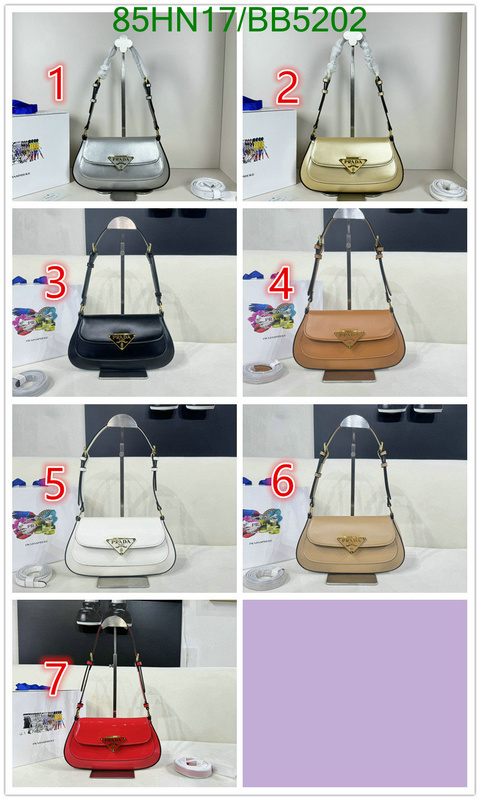 Prada Bag-(4A)-Handbag- Code: BB5202 $: 85USD