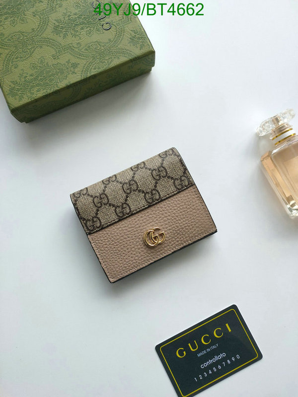 Gucci Bag-(4A)-Wallet- Code: BT4662 $: 49USD