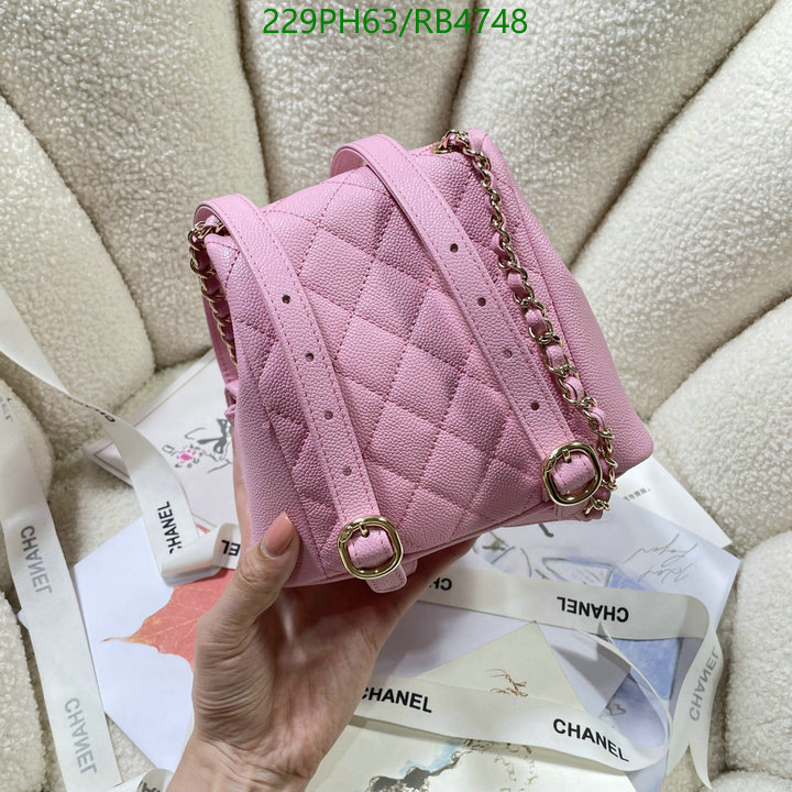 Chanel Bag-(Mirror)-Backpack- Code: RB4748 $: 229USD