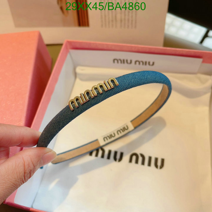 Headband-MIU MIU Code: BA4860 $: 29USD