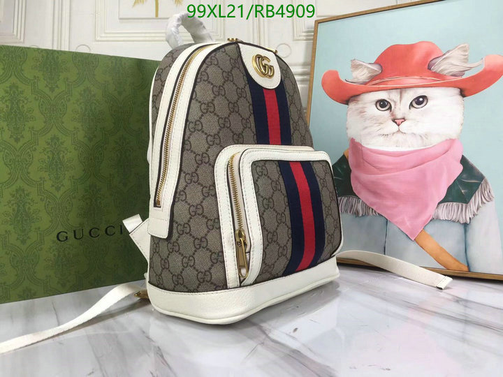 Gucci Bag-(4A)-Backpack- Code: RB4909 $: 99USD
