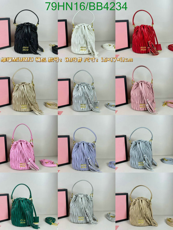 Miu Miu Bag-(4A)-Bucket bag- Code: BB4234 $: 79USD