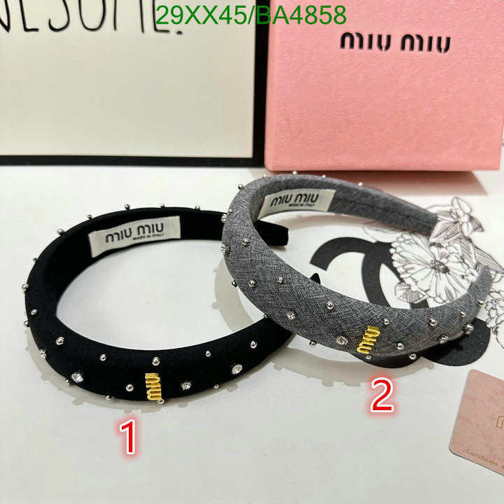 Headband-MIU MIU Code: BA4858 $: 29USD