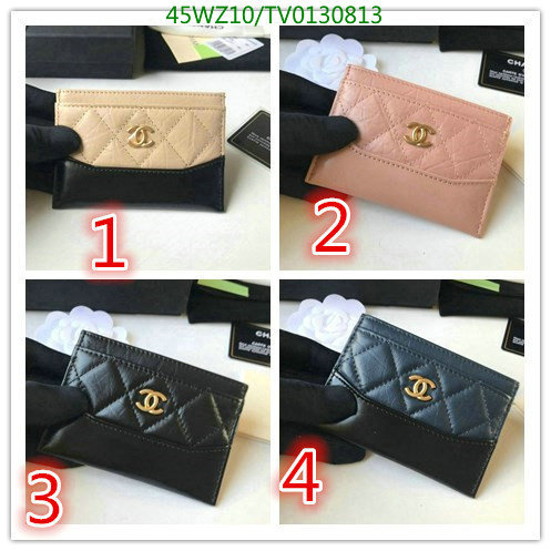 Chanel Bag-(4A)-Wallet- Code: TV0130813 $: 45USD