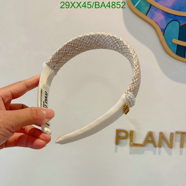 Headband-MIU MIU Code: BA4852 $: 29USD