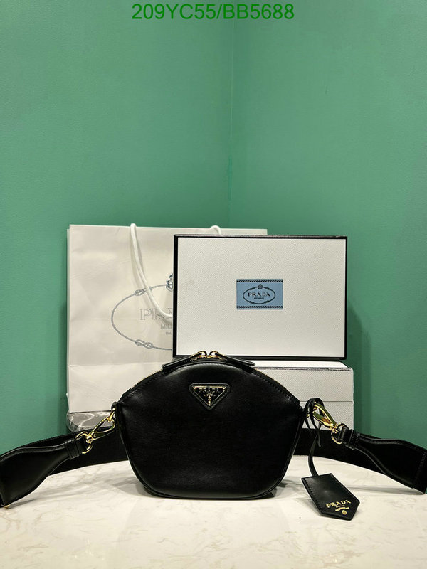 Prada Bag-(Mirror)-Crossbody- Code: BB5688 $: 209USD