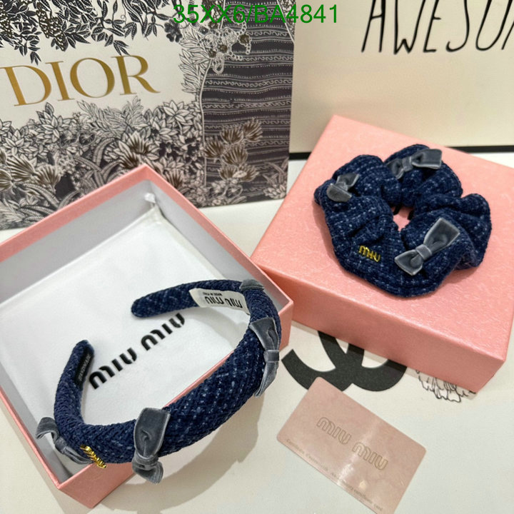 Headband-MIU MIU Code: BA4841 $: 29USD