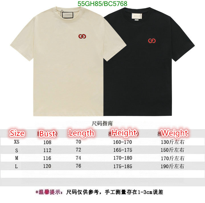 Clothing-Gucci Code: BC5768 $: 55USD