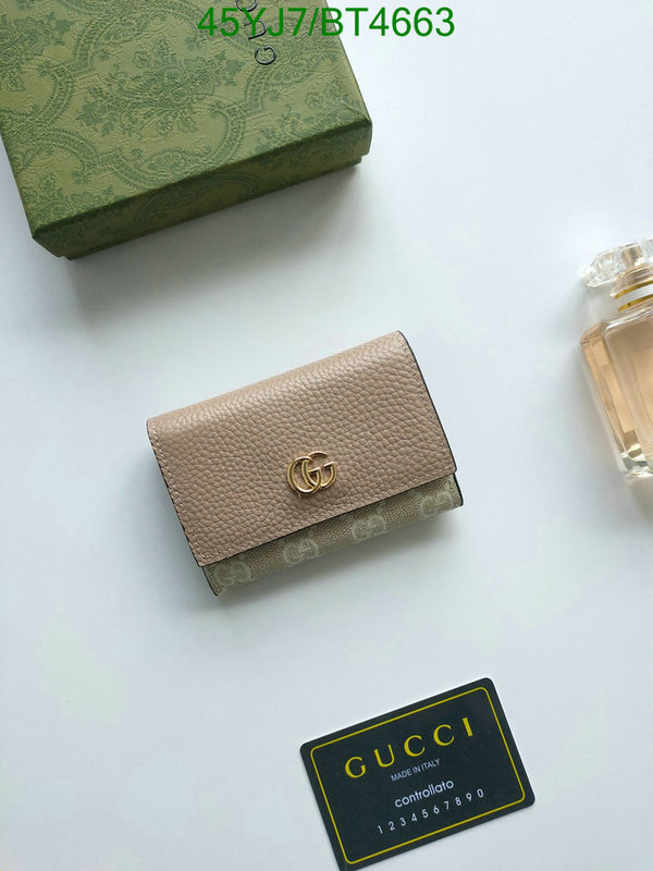 Gucci Bag-(4A)-Wallet- Code: BT4663 $: 45USD