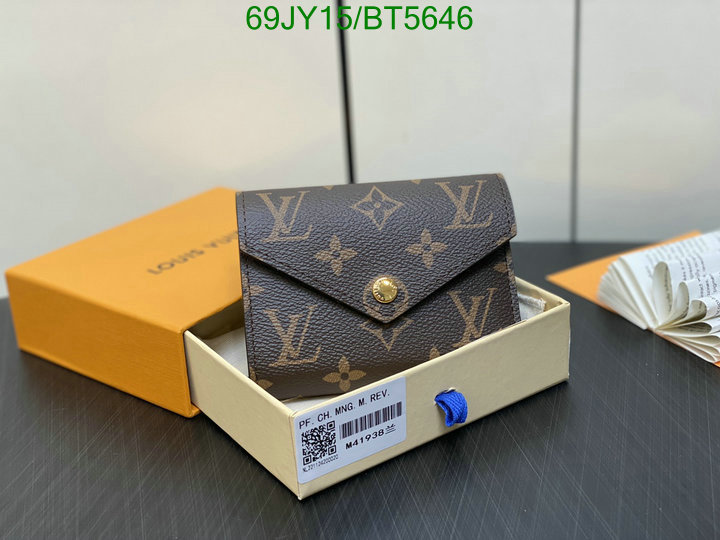 LV Bag-(Mirror)-Wallet- Code: BT5646 $: 65USD