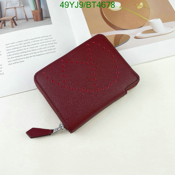 Hermes Bag-(4A)-Wallet- Code: BT4678 $: 49USD