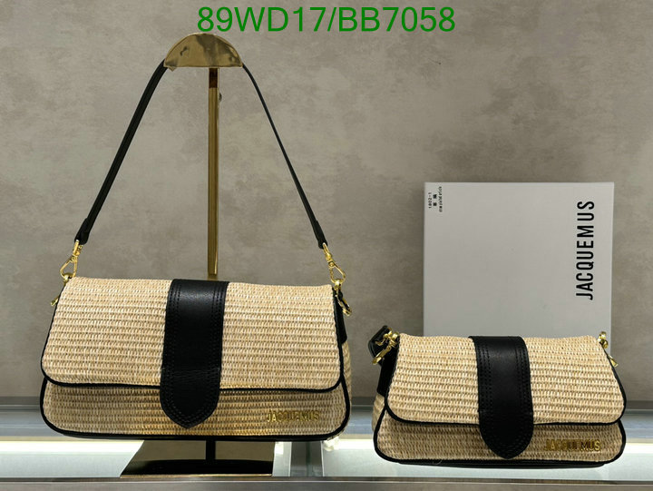 Jacquemus Bag-(4A)-Crossbody- Code: BB7058 $: 89USD