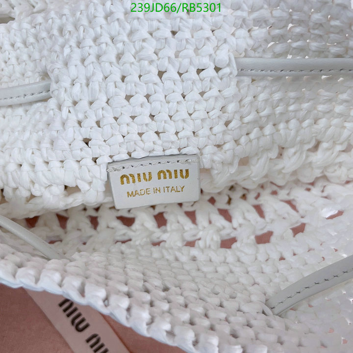 Miu Miu Bag-(Mirror)-Crossbody- Code: RB5301 $: 239USD