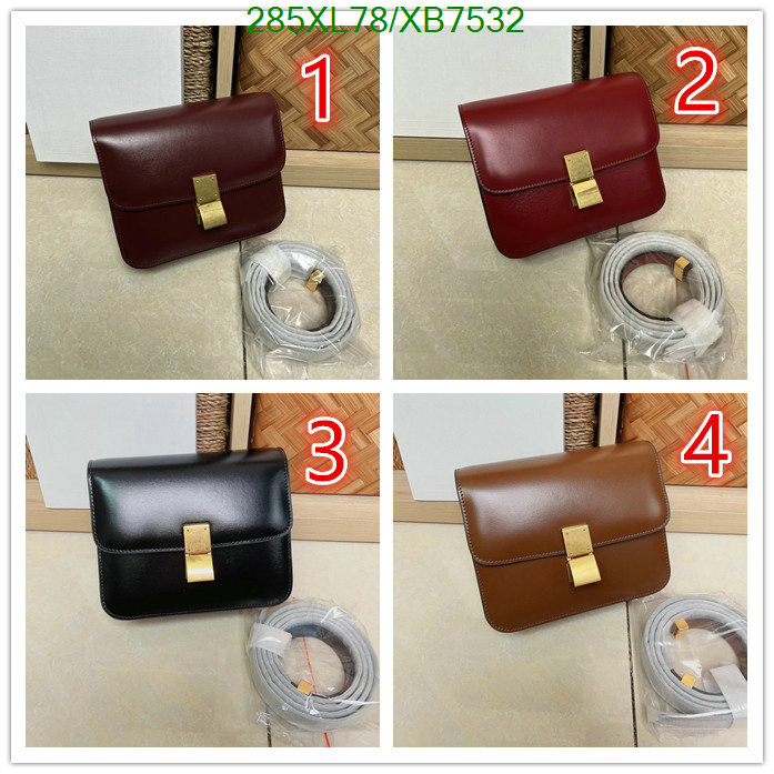 Celine Bag-(Mirror)-Crossbody- Code: XB7532 $: 285USD