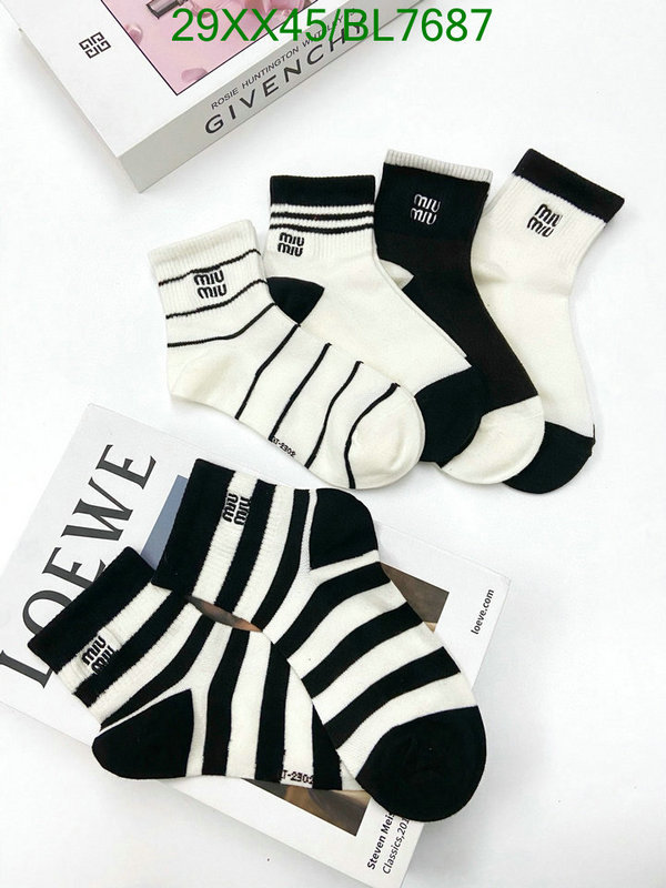 Sock-Miu Miu Code: BL7687 $: 29USD