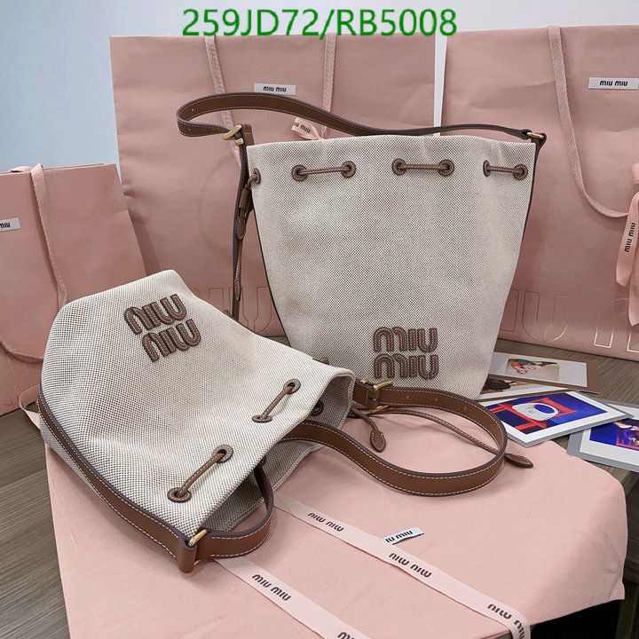 Miu Miu Bag-(Mirror)-Handbag- Code: RB5008