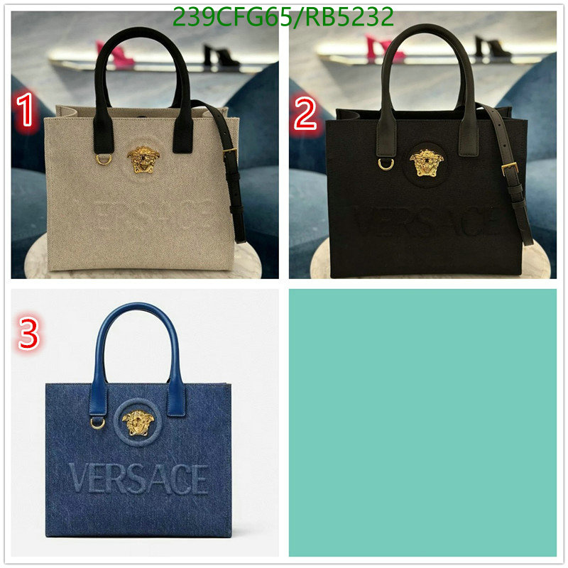 Versace Bag-(Mirror)-Handbag- Code: RB5232 $: 239USD
