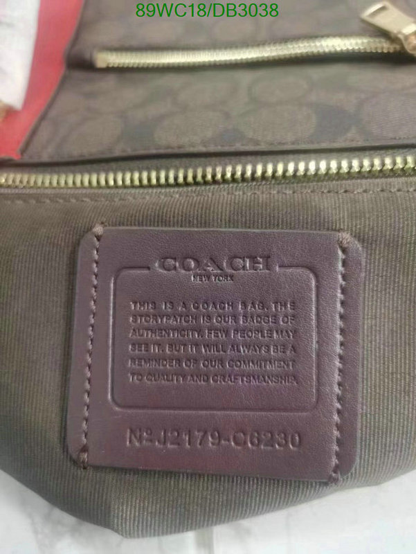 Coach Bag-(4A)-Crossbody- Code: DB3038 $: 89USD