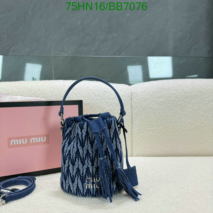 Miu Miu Bag-(4A)-Crossbody- Code: BB7076 $: 75USD